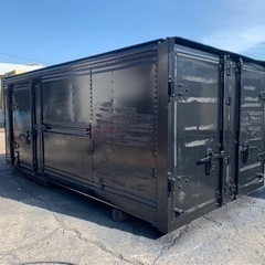 No.734 アルミバン 2ｔ 車  アルミ 箱 バイク 倉庫 トラック コンテナ 米 保管庫 物置 DIY