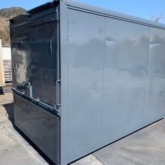 No.735 アルミバン 2ｔ 車 アルミ 箱 バイク 倉庫 トラック コンテナ 米 保管庫 物置 DIY