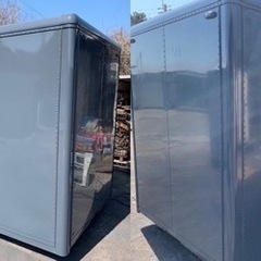 No.735 アルミバン 2ｔ 車 アルミ 箱 バイク 倉庫 トラック コンテナ 米 保管庫 物置 DIY