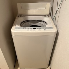 【譲ります】1〜2人暮らし用AQUA洗濯機