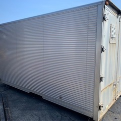 No.736 アルミバン 2ｔ 車  アルミ 箱 バイク 倉庫 トラック コンテナ 米 保管庫 物置 DIY