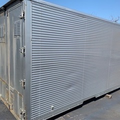 No.736 アルミバン 2ｔ 車  アルミ 箱 バイク 倉庫 トラック コンテナ 米 保管庫 物置 DIY