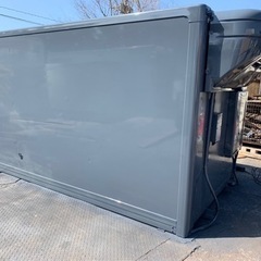 No.738  保冷バン 2ｔ 車アルミ 箱 バイク 倉庫 トラック コンテナ 米 保管庫 物置 DIY