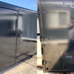 No.739 アルミバン 2ｔ 車 アルミ 箱 バイク 倉庫 トラック コンテナ 米 保管庫 物置 DIY