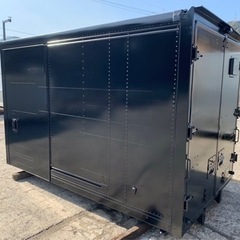 No.739 アルミバン 2ｔ 車 アルミ 箱 バイク 倉庫 トラック コンテナ 米 保管庫 物置 DIY