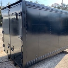 No.739 アルミバン 2ｔ 車 アルミ 箱 バイク 倉庫 トラック コンテナ 米 保管庫 物置 DIY