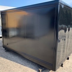 No.739 アルミバン 2ｔ 車 アルミ 箱 バイク 倉庫 トラック コンテナ 米 保管庫 物置 DIY