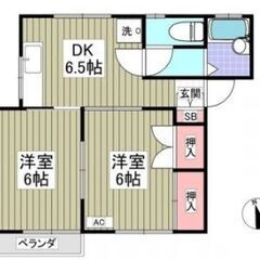 【 初期費用8万円パック 】「西小泉」駅　徒歩17分　[ 2DK...