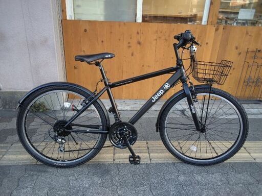 美品☆Jeep[ジープ] JE-268TE 26吋MTB 18speed/ブラック