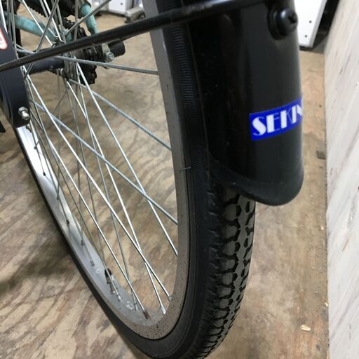 26インチ セキネ ベルファースト 自転車 シティサイクル 菊-