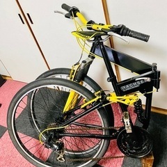 [受付終了]致しました [希少]26インチ 折畳マウンテンカスタム 3X6 18段