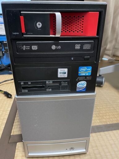 中古自作デスクトップパソコン Core i7 3770 Mem24GB HDD500GB SSD64GB