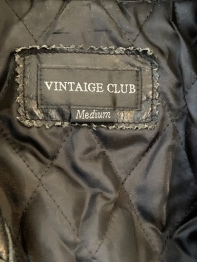 Vintage club 羊革　ラムレザーコート　M size