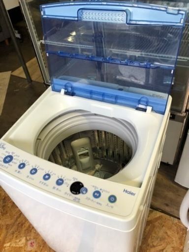 配送可能　ハイアール 全自動洗濯機 JW-C55CK(W) ホワイト 洗濯容量：5.5kg【ケーズデンキオリジナルモデル】