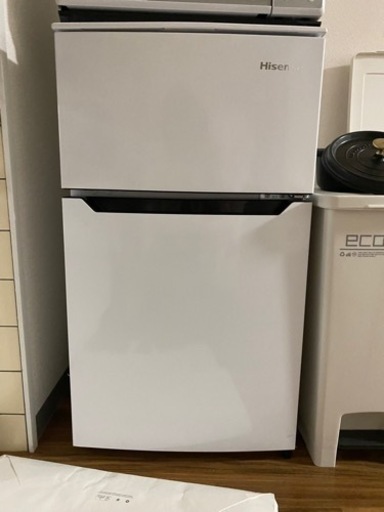 1人用(93L)冷蔵庫　8ヶ月使用　状態良好
