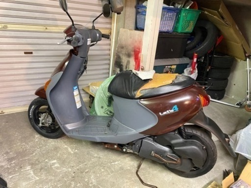 スズキ レッツ4 CA45A 4スト FI車 ジャンク 現状 ブラウン