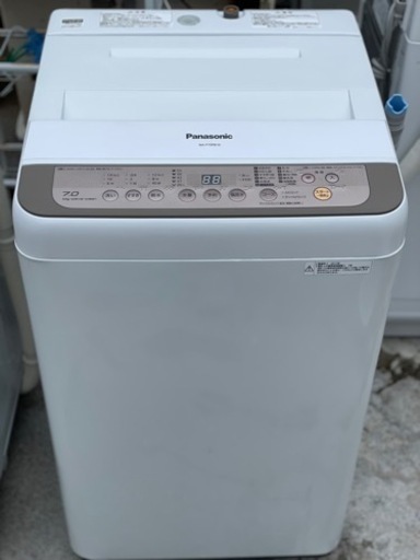 送料・設置込み　洗濯機　7kg Panasonic 2017年