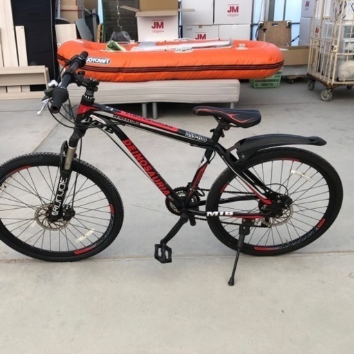 MTB マウンテンバイク26インチ タイヤ新品交換済み