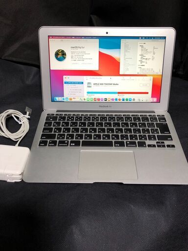MacBook Air 11インチ Mid 2013 MD712J/A(Core-i5/4GB/256GB)」 Core