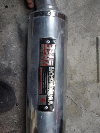 GSX400インパルス　ヨシムラ　チタンサイクロンマフラー　gk79a スズキ インパルス GK79A 用ヨシムラサイクロン 当時物 定番人気，得価