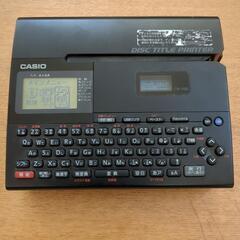 CASIO ディスクタイトルプリンター CW-K80