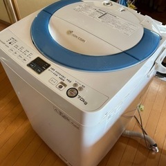 SHARP洗濯機7キロ　ESGE70N中古　可動品