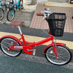 リサイクルショップどりーむ天保山店　No.615　自転車　折畳み...
