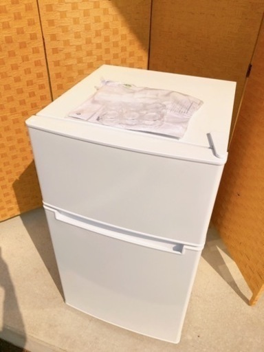 【引取】Haier ハイアール ノンフロン冷凍冷蔵庫 BR-85A 2021年製 2ドア 右開き 85L 小型 一人暮らし
