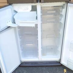 近場送料無料】三菱 冷凍冷蔵庫 405L MR-A41T-UW 2013年製 アーバンウッド