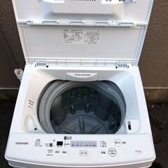㉗【税込み】東芝 4.5kg 全自動洗濯機 AW-45M7 2019年製【PayPay使え