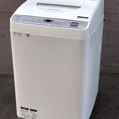㉙【税込み】シャープ 5.5kg 縦型洗濯乾燥機 ES-TX5C...