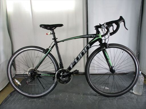 C567　★23800円スタート★整備済み スポーツ中古自転車 【ロードバイク　funn 黒　48ｃｍ】