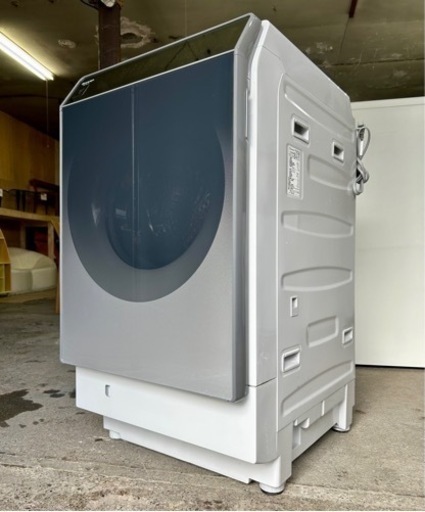 札幌引取り歓迎 美品 19年製 SHARP シャープ 11kg ドラム式洗濯乾燥機 ES-W111-SL 無線LAN対応