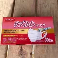 取引中　値下げしました　マスク　小さめ　60枚✖️6箱　計360枚　