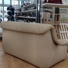 ☆ジモティ割あり☆ ソファ ベージュ系 W150×D90×H80 クリーニング済み 