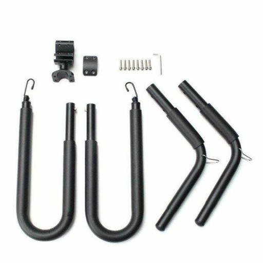 自転車用サーフキャリア V型1点止め 黒、グリーン2色