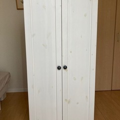 ワードローブ　ハンガーラック　 白　IKEA