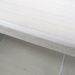 キッチンキャビネット 80cm ミドルレンジボード ホワイト系 木目調  電子レンジ 収納  札幌市北区屯田