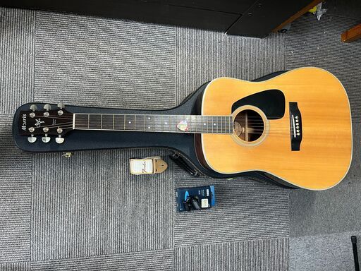 モーリスのギター(MV-701)ハードケース、チューニング付き モーリスのギター(MV-701)ハードケース、チューニング付き