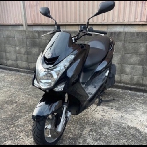 ヤマハ　マジェスティS ブラック　バイク　155cc