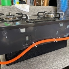 034 ★白石店★ グリル未使用！ パロマ PA-S42B-1L 2口 ガステーブル LPガス 2022年製 札幌市 白石区 ホームプラスリサイクル