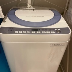 洗濯機　シャープ製　7kg