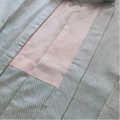 花緑青（はなろくしょう）色　総絞り　羽織　しつけ糸付き