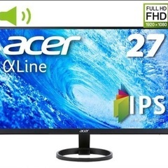 Acer 27インチモニター 動作確認のみの新品