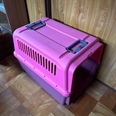 ペットキャリーバッグ キャンピングキャリー XL ピンク 中型犬...