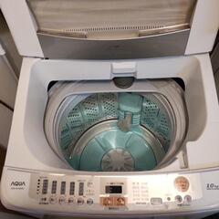2019年購入 長期保証1年半残 洗濯機 アクア 10kg 日本製 AQW-VW100G