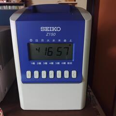 SEIKO　セイコー　タイムレコーダ　タイムカード　時間集計　出...