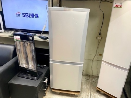 三菱 2019年製 冷蔵庫 MR-P15D-S 学生 一人暮らし シルバー 中古 家電
