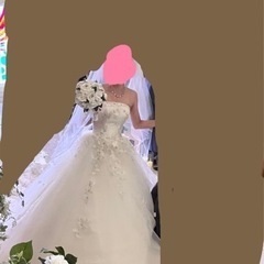 ウェディングドレス Sopracima SOP7226ベール付き　ベール　ドレス　花嫁　結婚式　パーティ