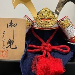 力石甲人作　兜　五月人形　節句　子どもの日　美品 5月の節句用兜です。力石甲人の作品です。